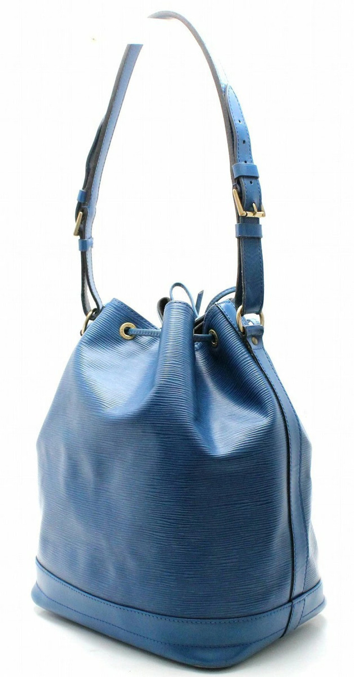 Louis Vuitton Noe Bag Epi Blue Shoulder Leather Toledo Hobo Drawstring